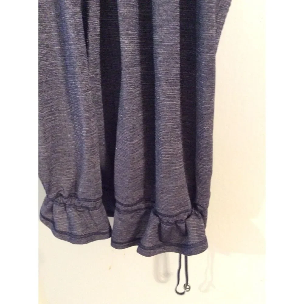 LuLuLemon 2 in 1 tank Navy Size 8 drawstring waist VNC active
